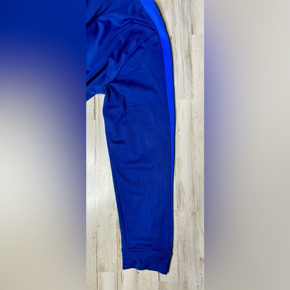 Under Armour Jacket Mens 2XL Full Zip Activewear Mock Neck Blue Long Sleeve - Picture 10 of 13